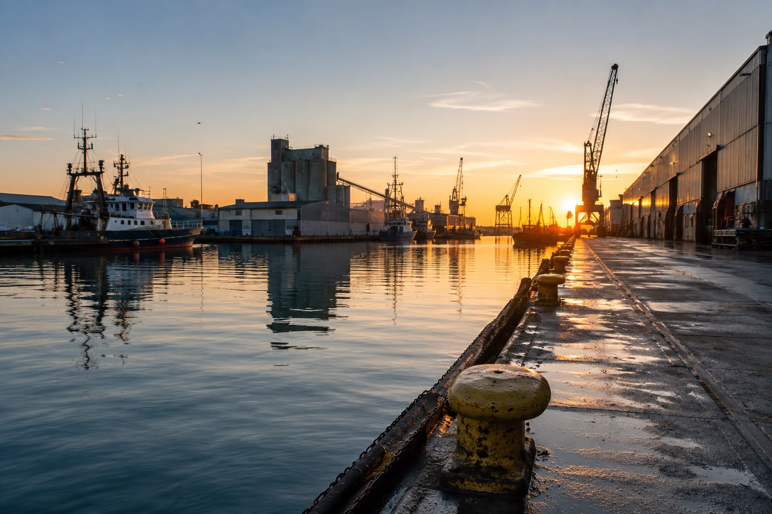 Global seafood shipping logistics